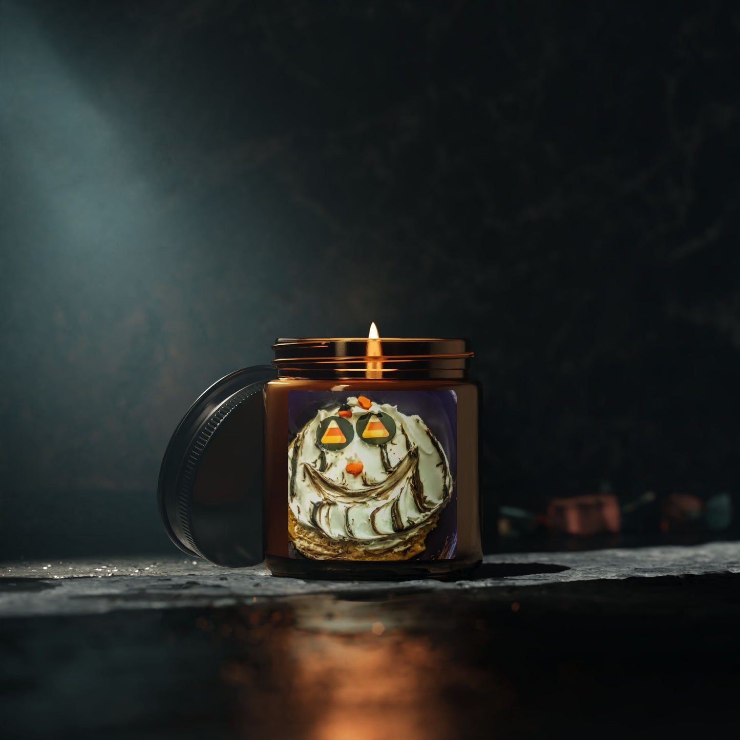 Autumn Scented Soy Candle, Halloween Decor, Cozy Gift, Home Fragrance, Seasonal Ambiance