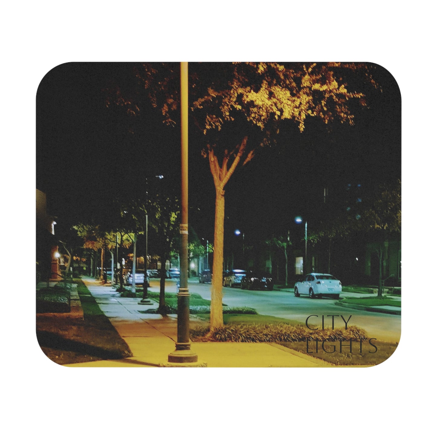 City Lights Mouse Pad